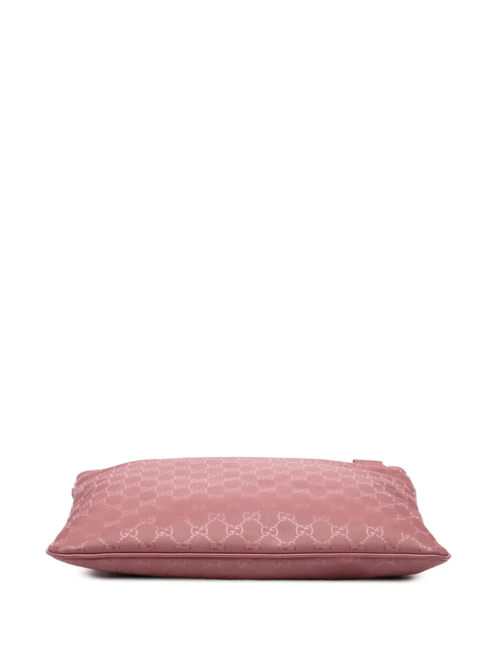 Pre-owned Gucci 2016-2025 Gg Imprime Crossbody Bag In Pink