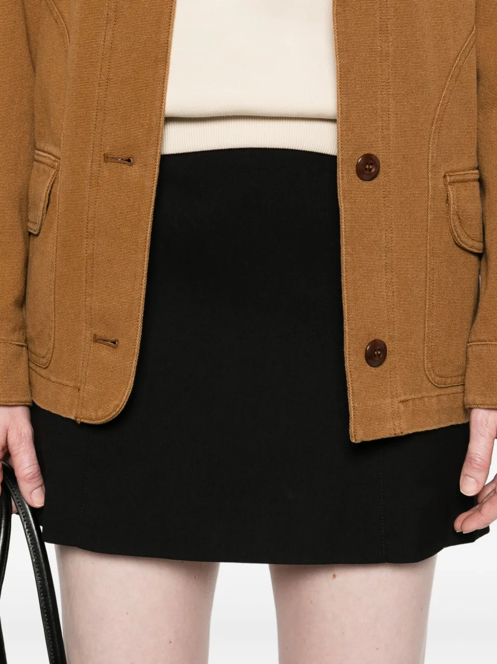Dunst A-line Mini Skirt In Black