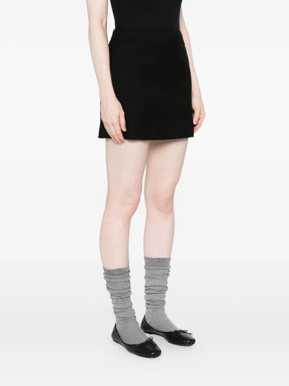 Dunst A-line Mini Skirt In Black