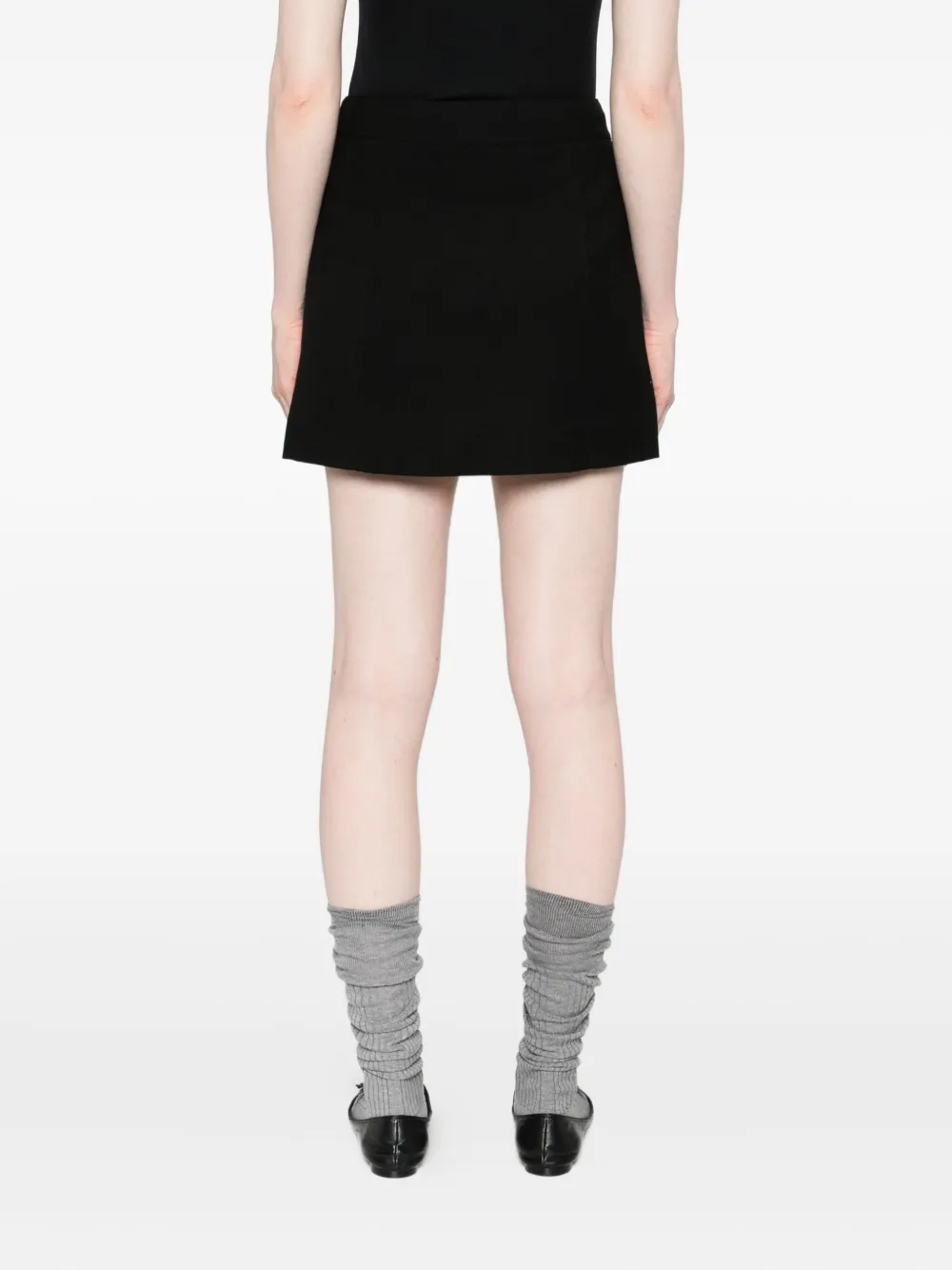 Dunst A-line Mini Skirt In Black