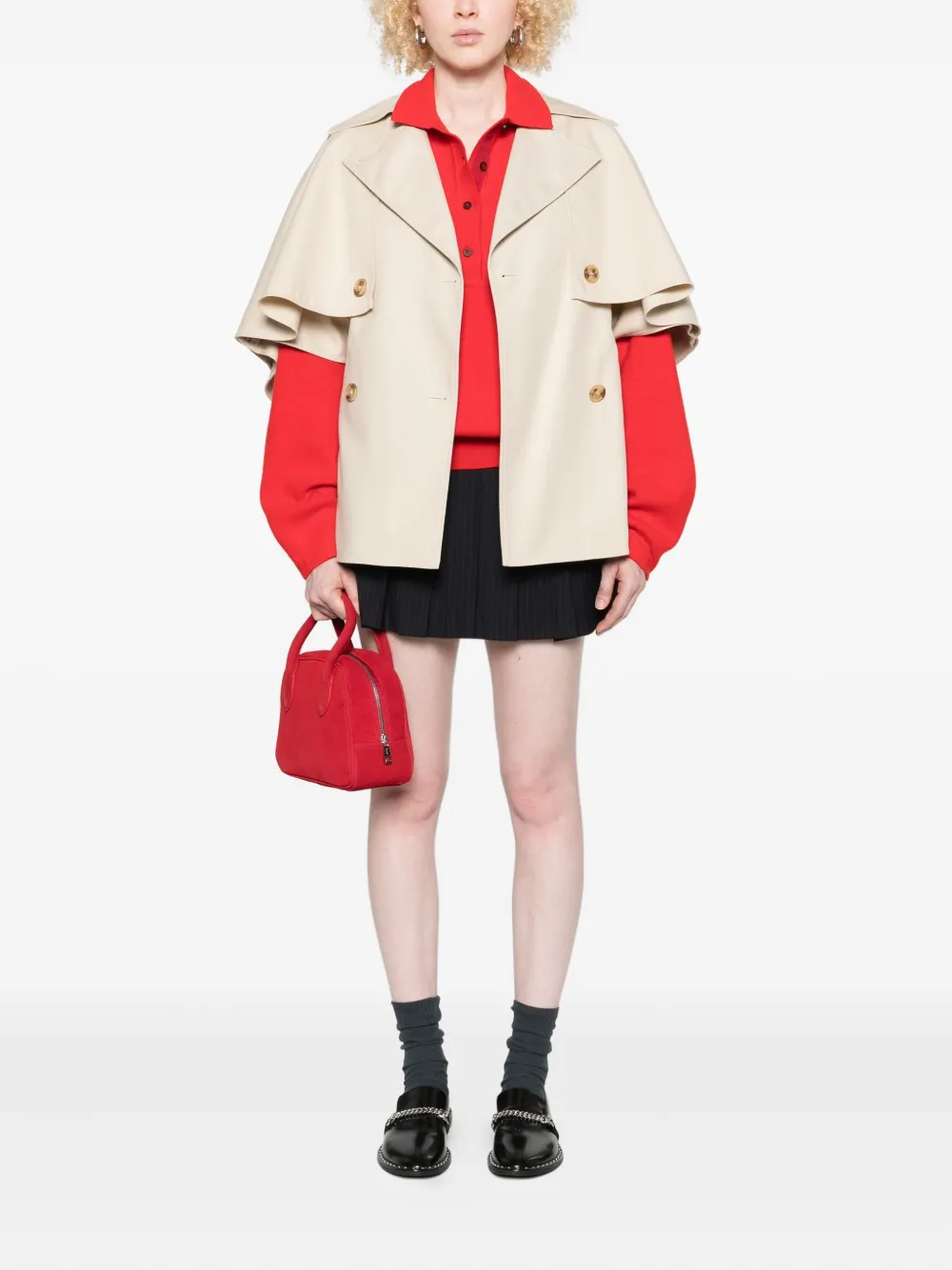 DUNST GONNA MINI - NAVY STRIPE - S | Pleated Skirts | Image 2