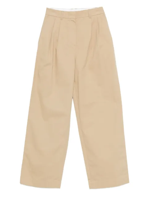 DUNST pleated-front trousers