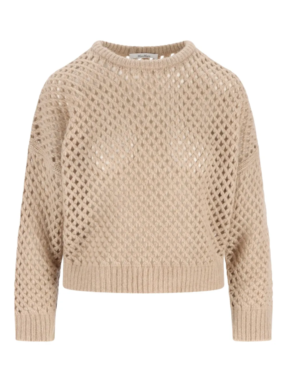 Max Mara lattice-knit sweater | Neutrals | Image 1