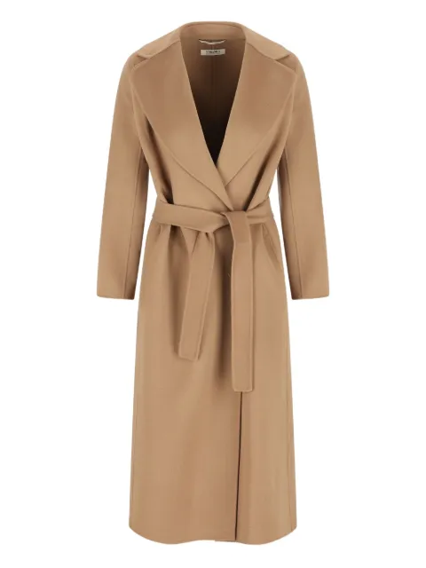 'S Max Mara abrigo de lana con cinturón