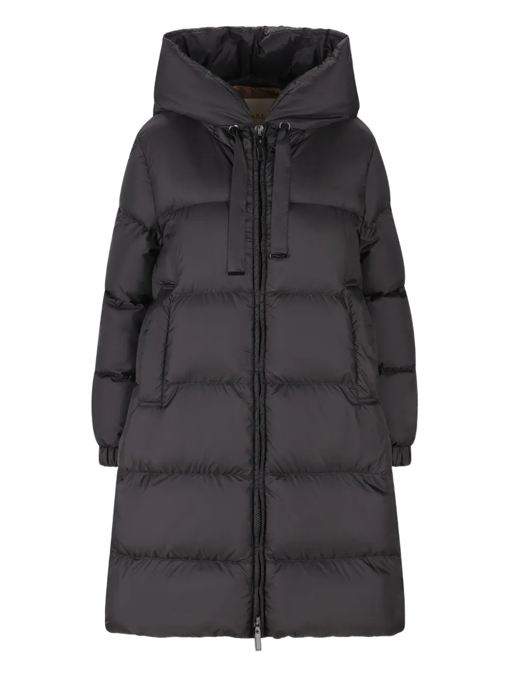 Max Mara abrigo con capucha | negro | Image 1
