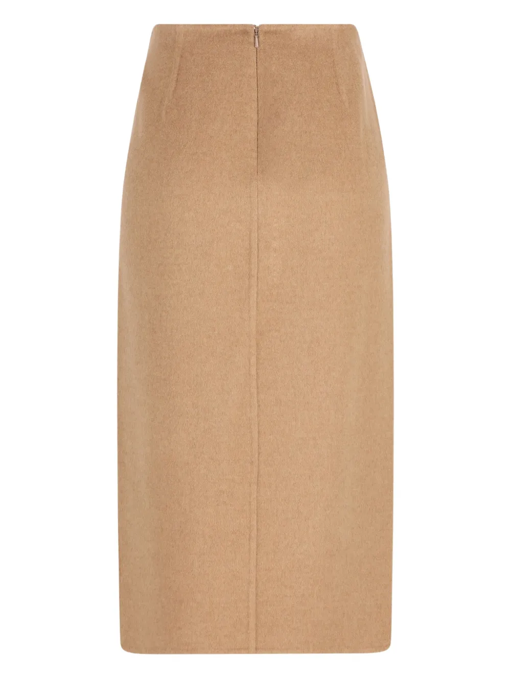 Max Mara Buckle-detail Midi Skirt In Multi
