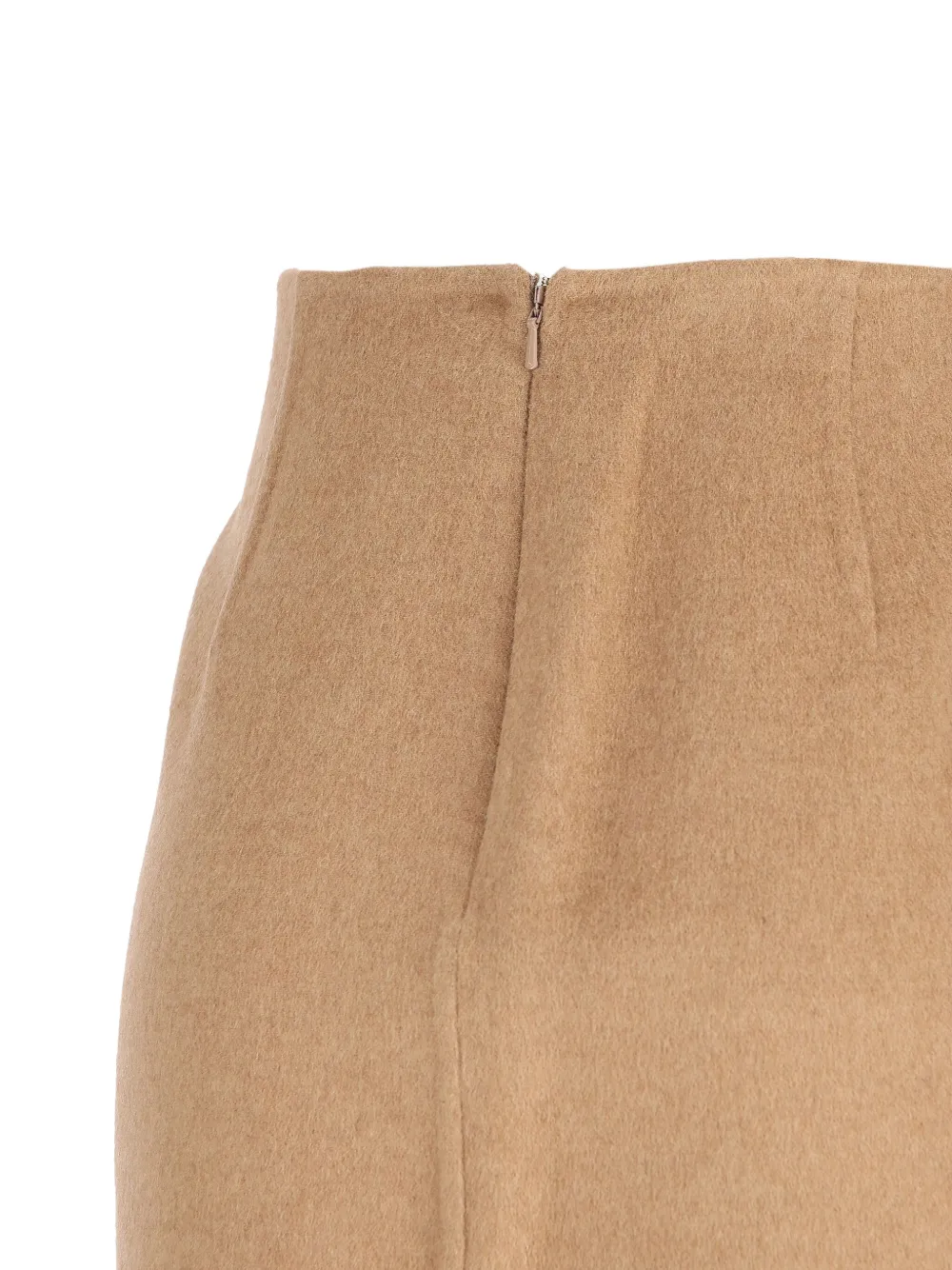 Max Mara Buckle-detail Midi Skirt In Multi
