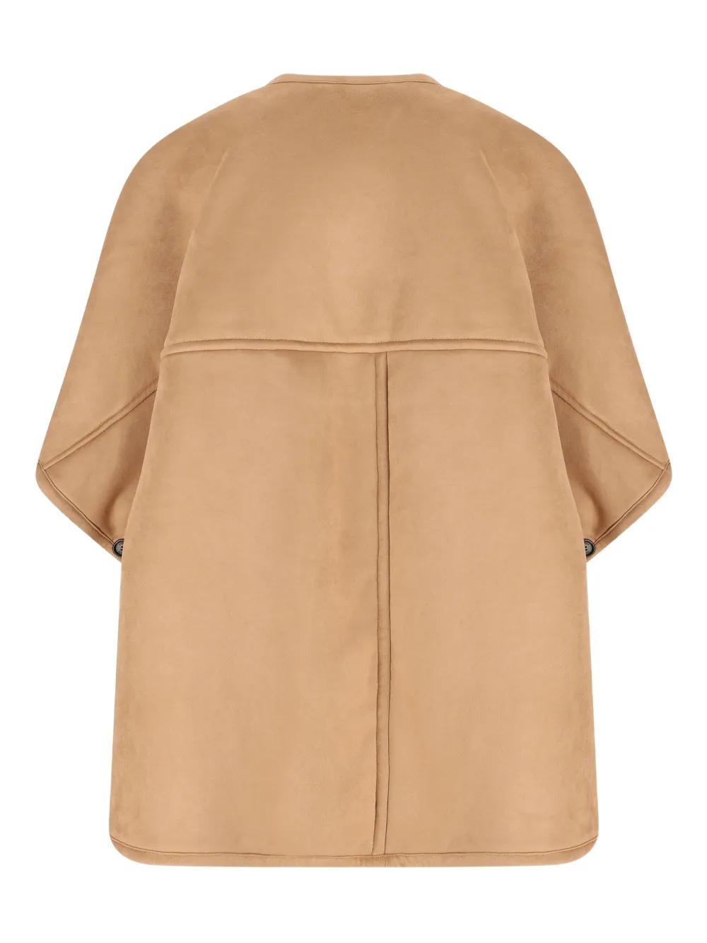 Max Mara Zaza Button-up Coat In Brown