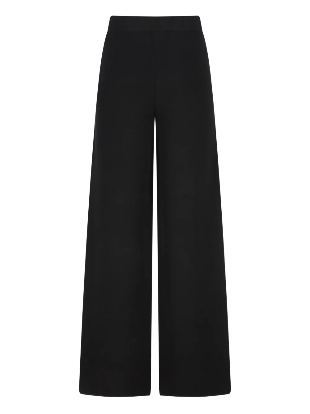 Max Mara Marzia Elastic-waist Palazzo Pants In Black