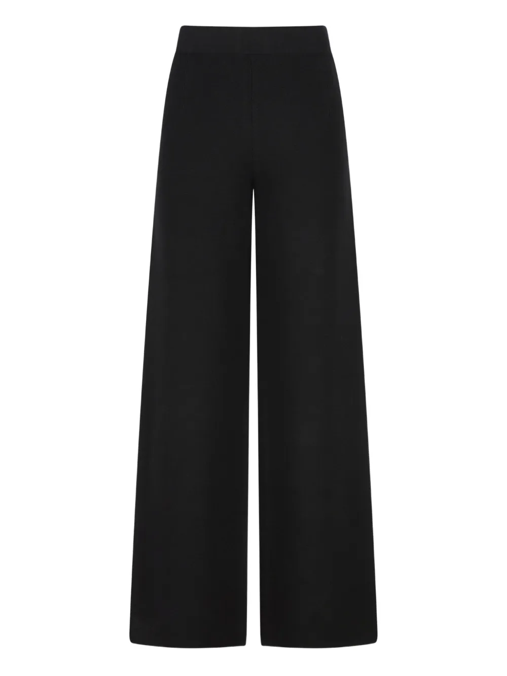 Max Mara Marzia Elastic-waist Palazzo Pants In Black