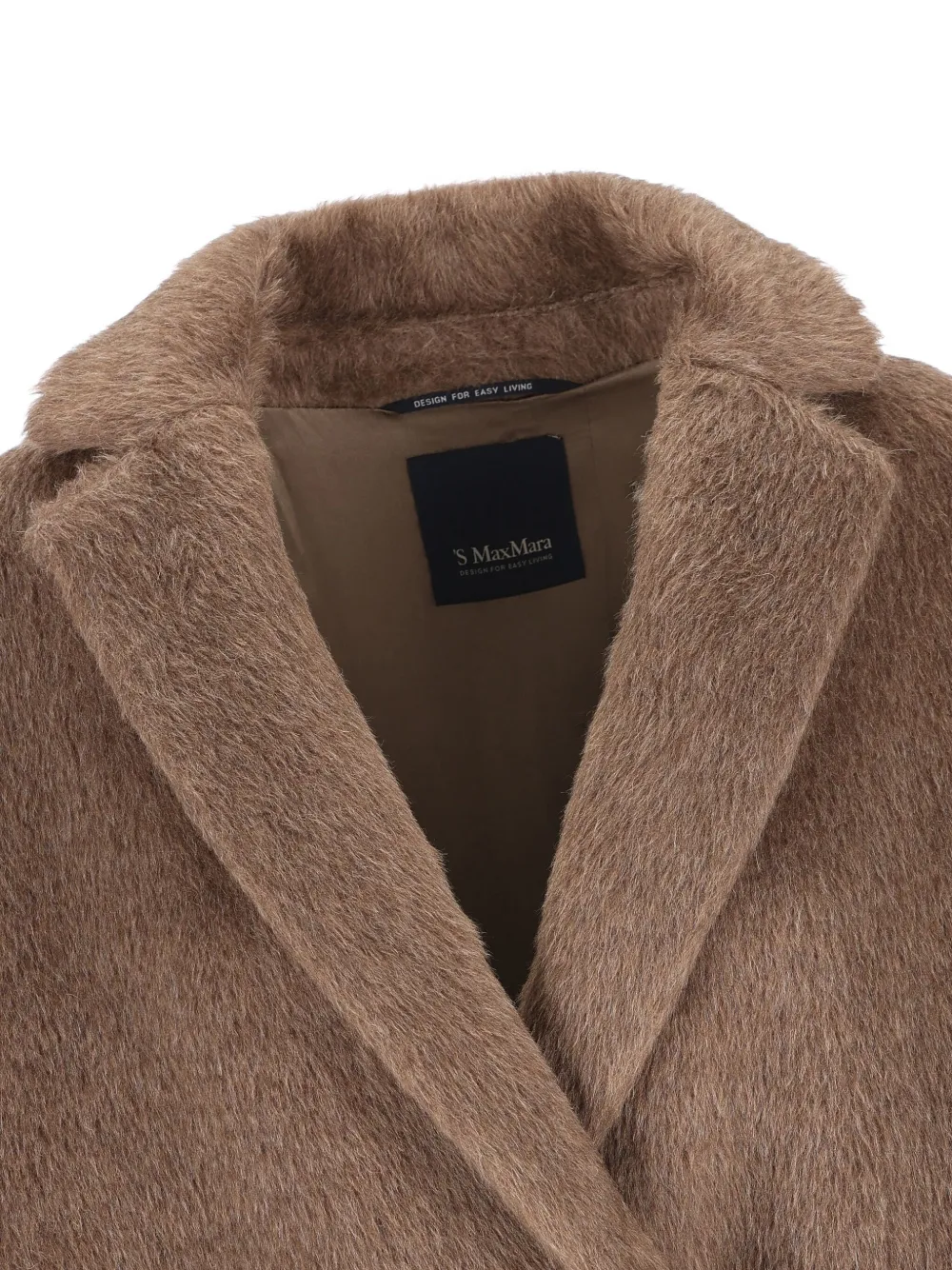 'S Max Mara Jas met sjaalrevers Bruin