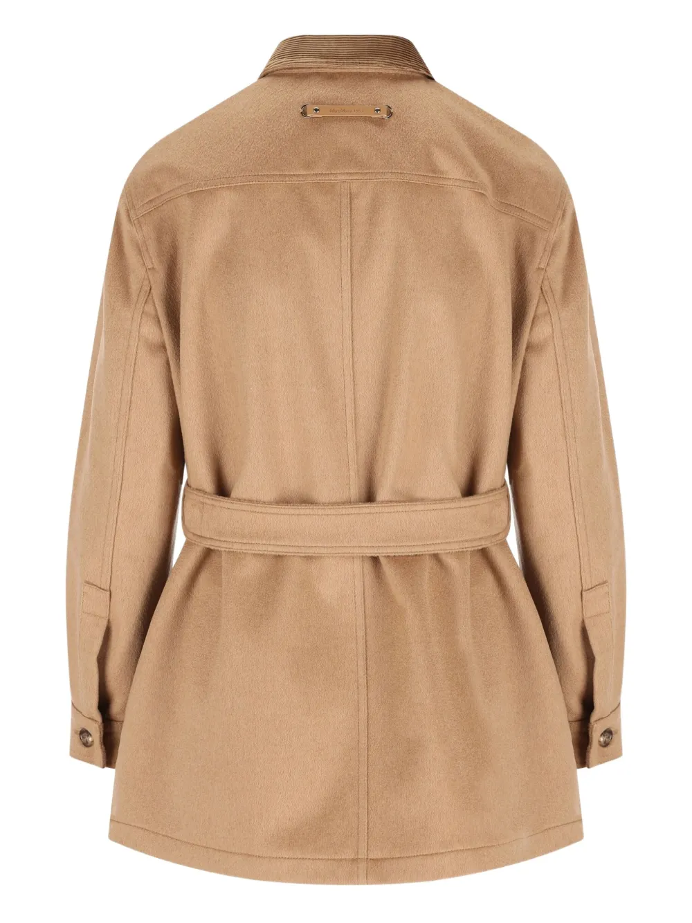 Max Mara LEVA corduroy-collar belted jacket | Fitted Jackets | Image 2