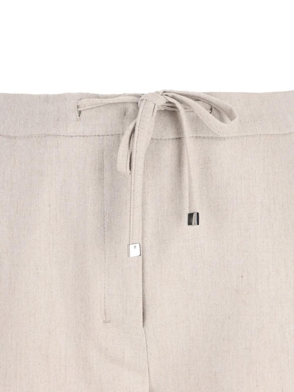 'S Max Mara Broek met trekkoordtaille Beige