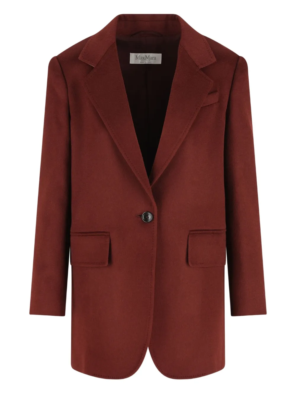 Max Mara single-breasted blazer - レッド Max Mara single-breasted blazer - レッド