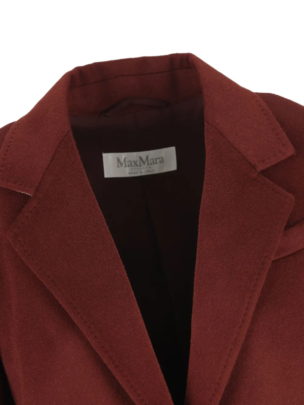Max Mara Single-breasted Blazer In Red