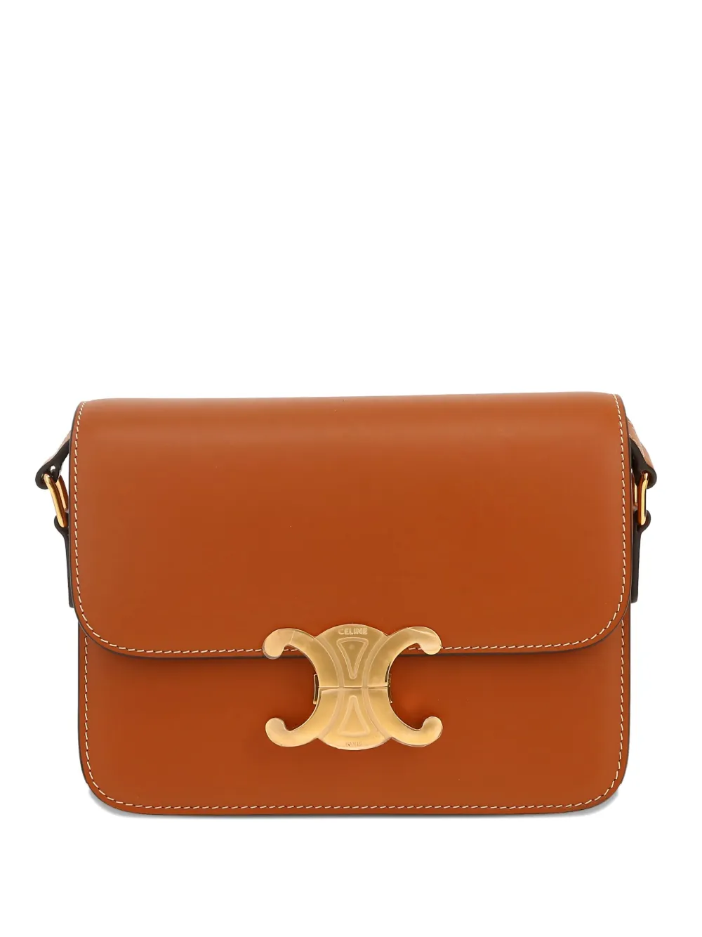Celine Pre-Owned 2020s Triomphe Teen shoulder bag | Brown | Image 1