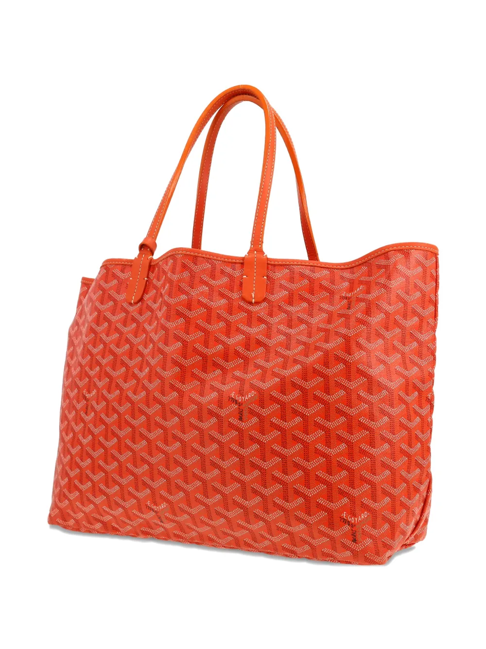 Pre-owned Goyard 2010 Saint-louis Tote Bag In Orange