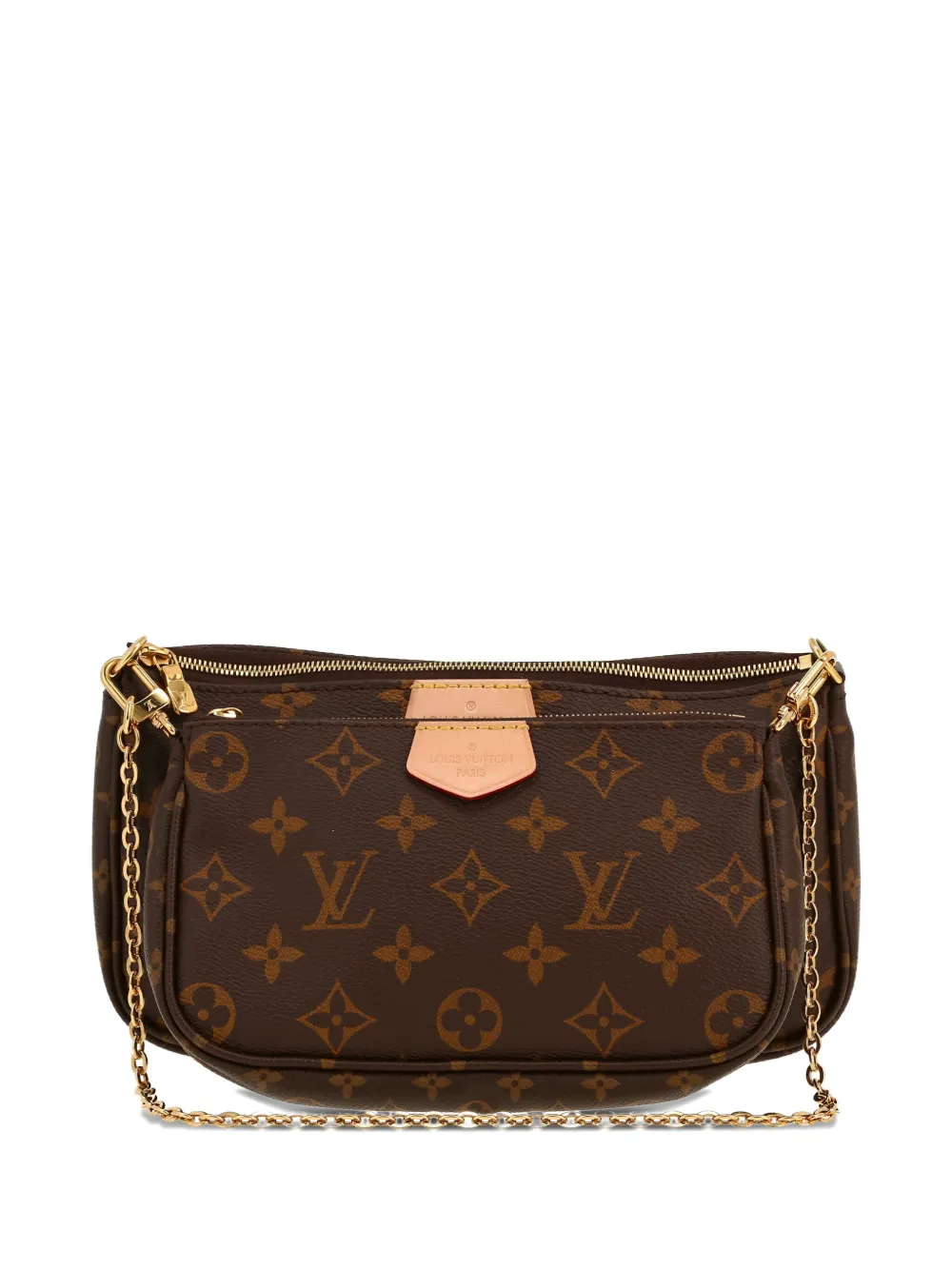 Pre-owned Louis Vuitton 2019 Monogram Canvas Chain Strap Bag In Brown