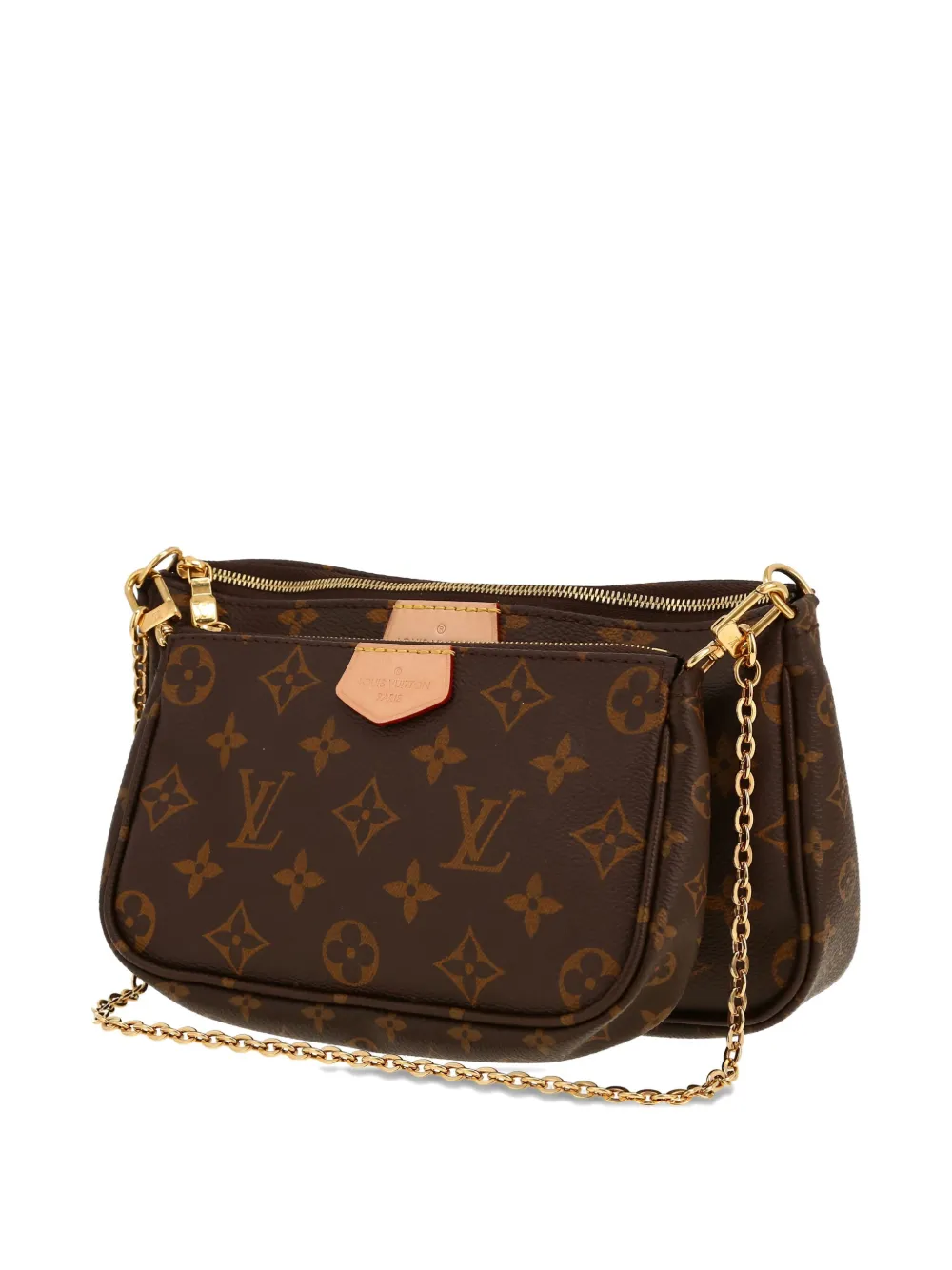 Pre-owned Louis Vuitton 2019 Monogram Canvas Chain Strap Bag In Brown