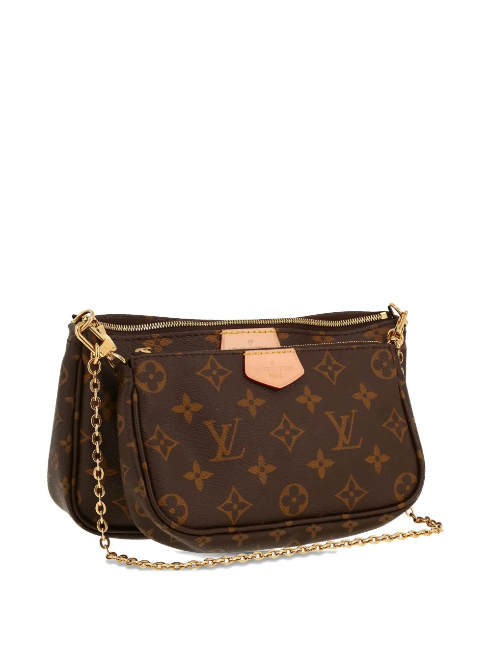 Pre-owned Louis Vuitton 2019 Monogram Canvas Chain Strap Bag In Brown