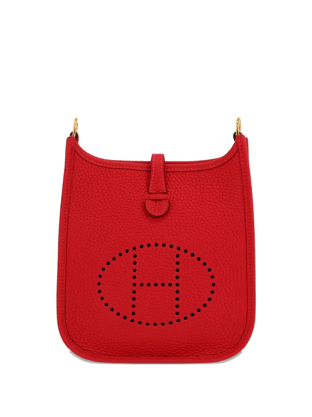 Hermès Pre-Owned 2025 mini Evelyne perforated shoulder bag | Red | Image 1