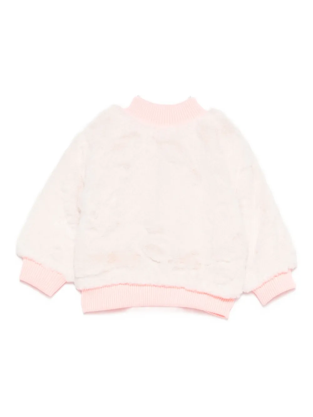 Billieblush Faux-fur Jacket In Pink