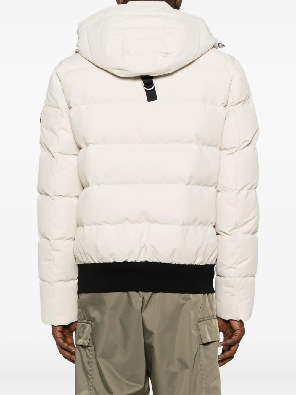 Moose Knuckles Cloud Bomber Jacket In White
