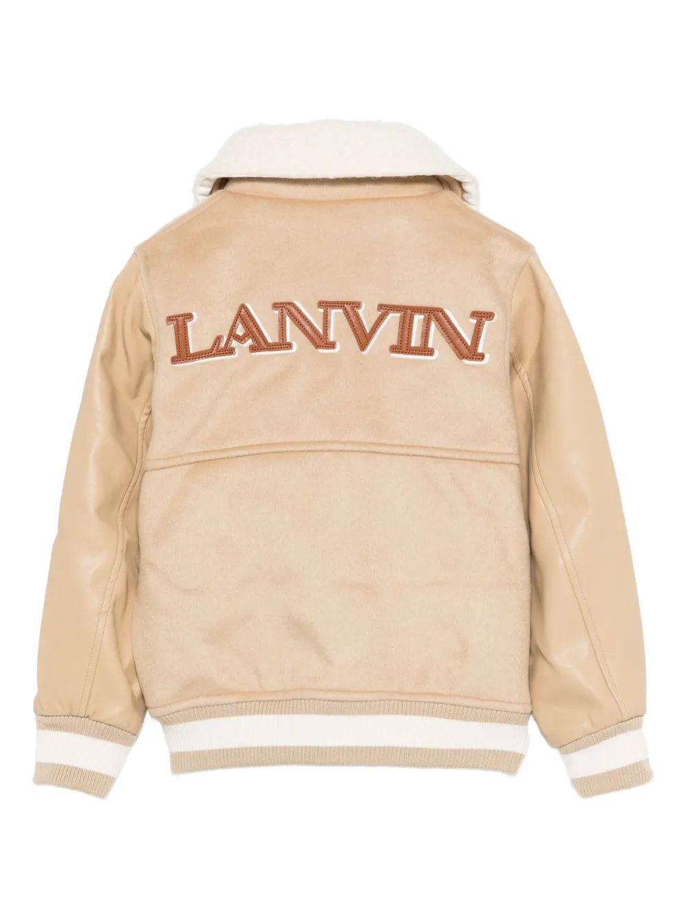 Lanvin Enfant logo-embroidered bomber jacket | Boys Bomber Jackets | Image 2