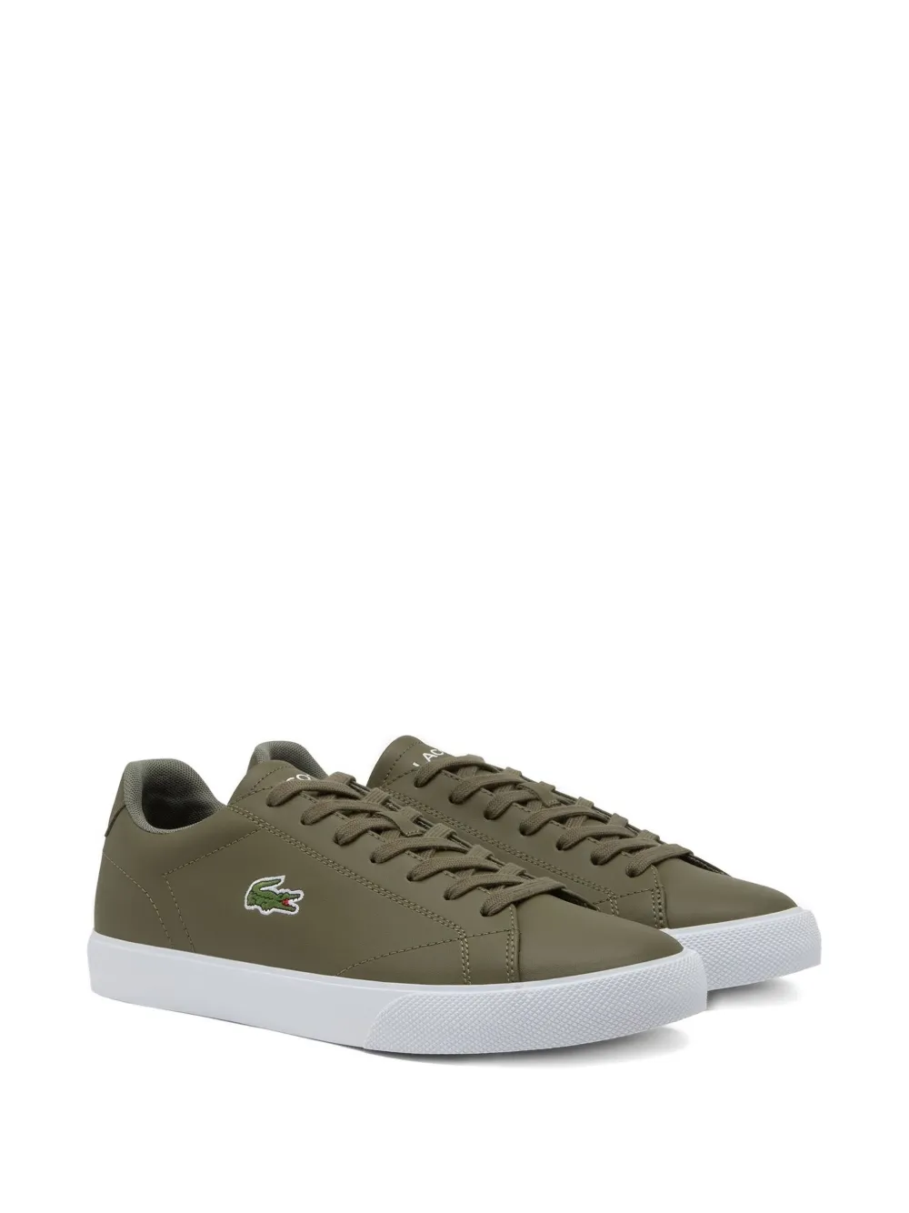 Lacoste Lerond Set leather sneakers Groen