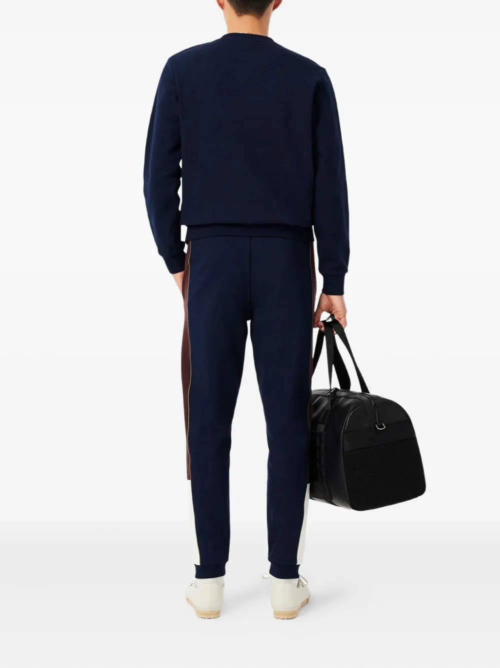 Lacoste Panelled Tracksuit Trousers In Blue