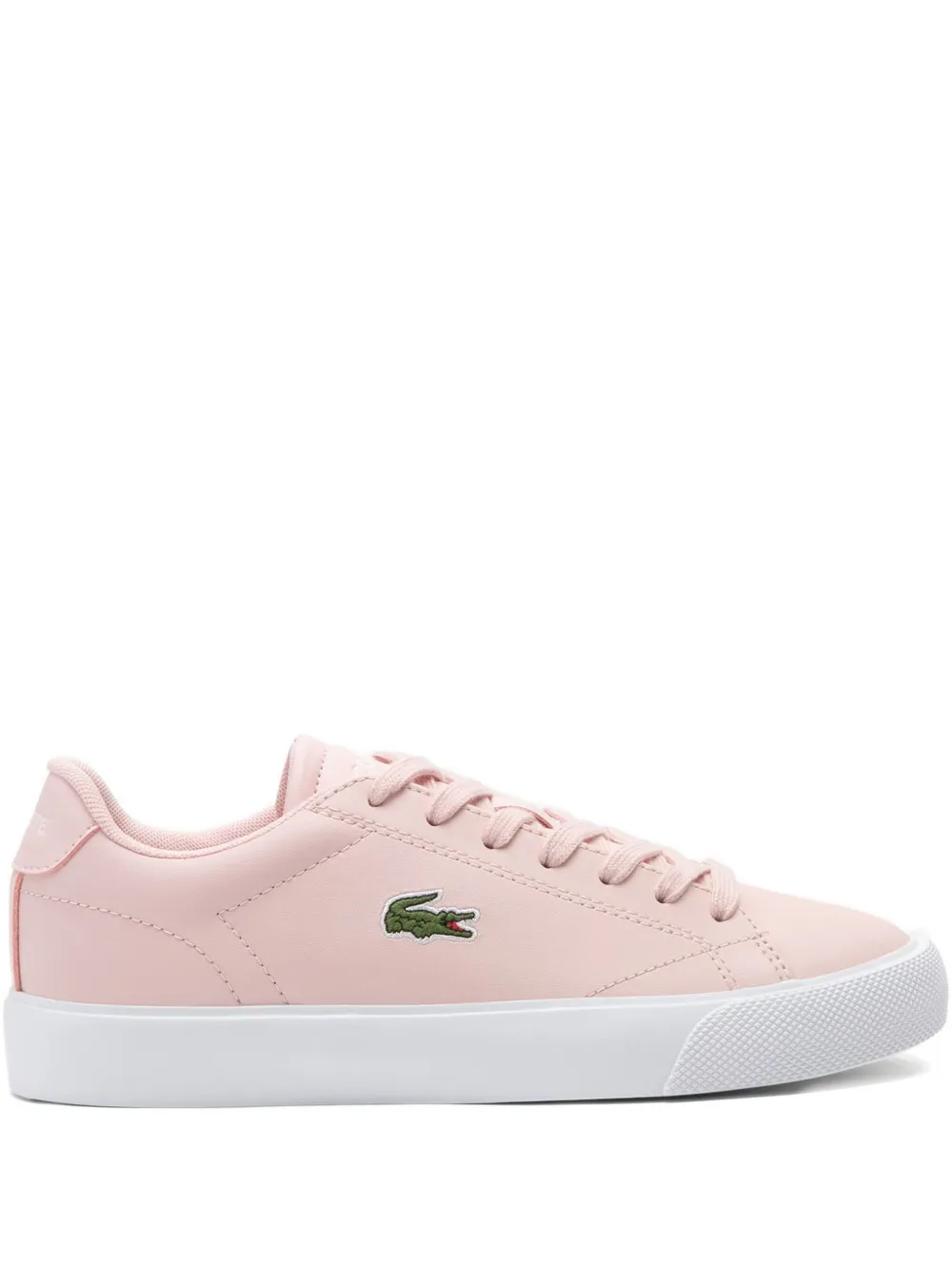 Lacoste Lerond Set leather sneakers Pink