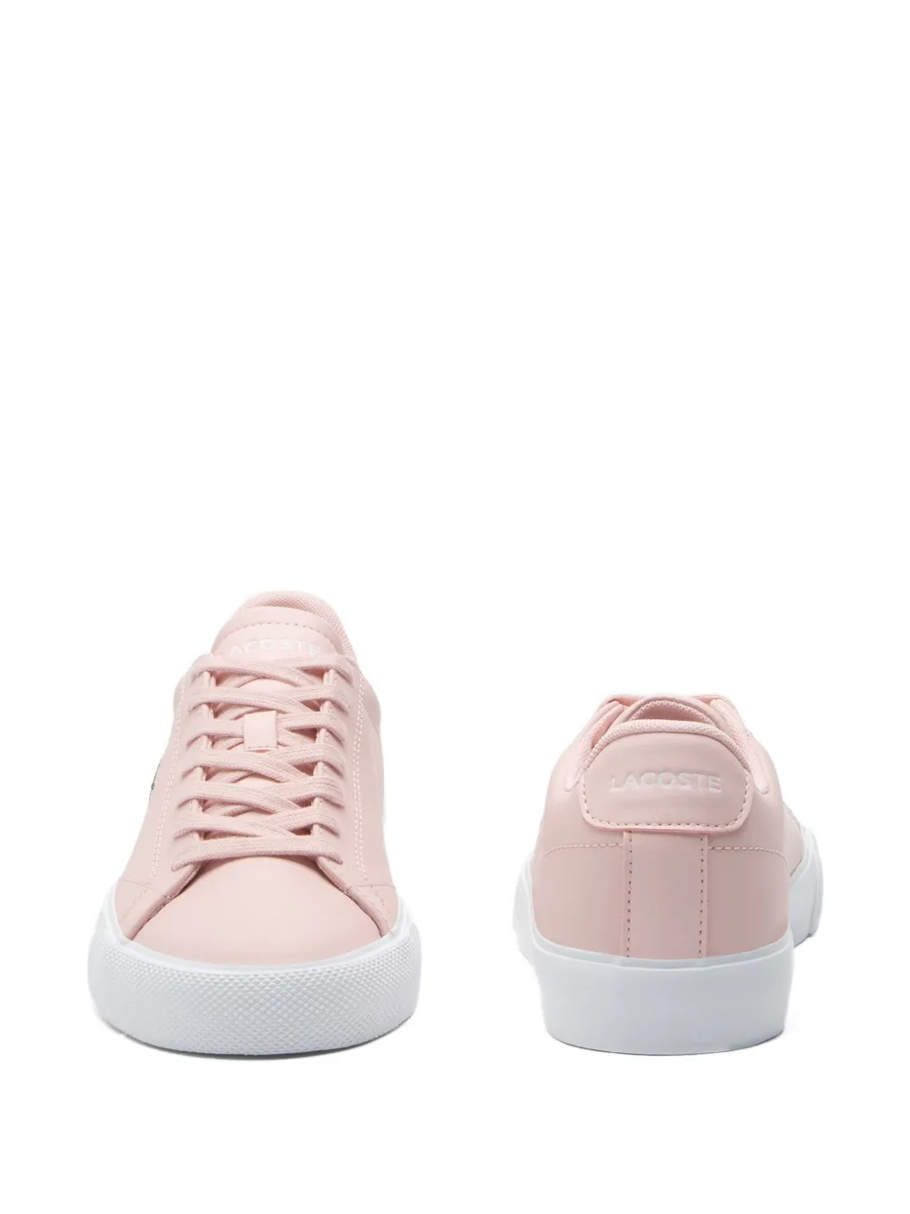 Lacoste Lerond Set leather sneakers Pink