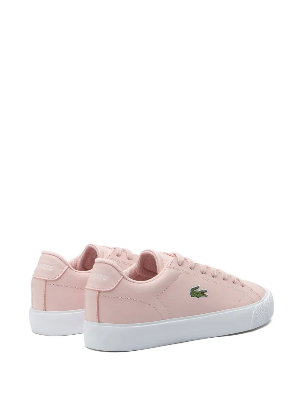 Lacoste Lerond Set leather sneakers Pink
