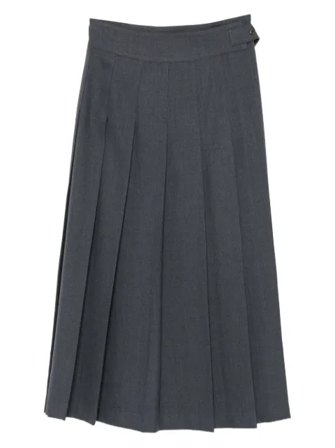 Róhe buttoned midi pleated skirt