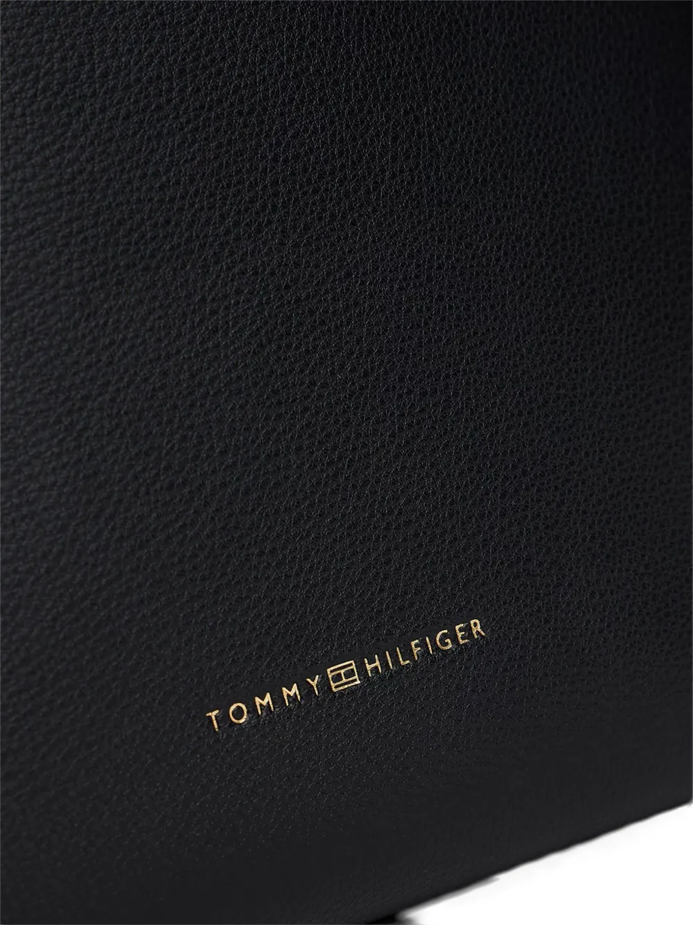 Tommy Hilfiger Foldover Backpack In Black