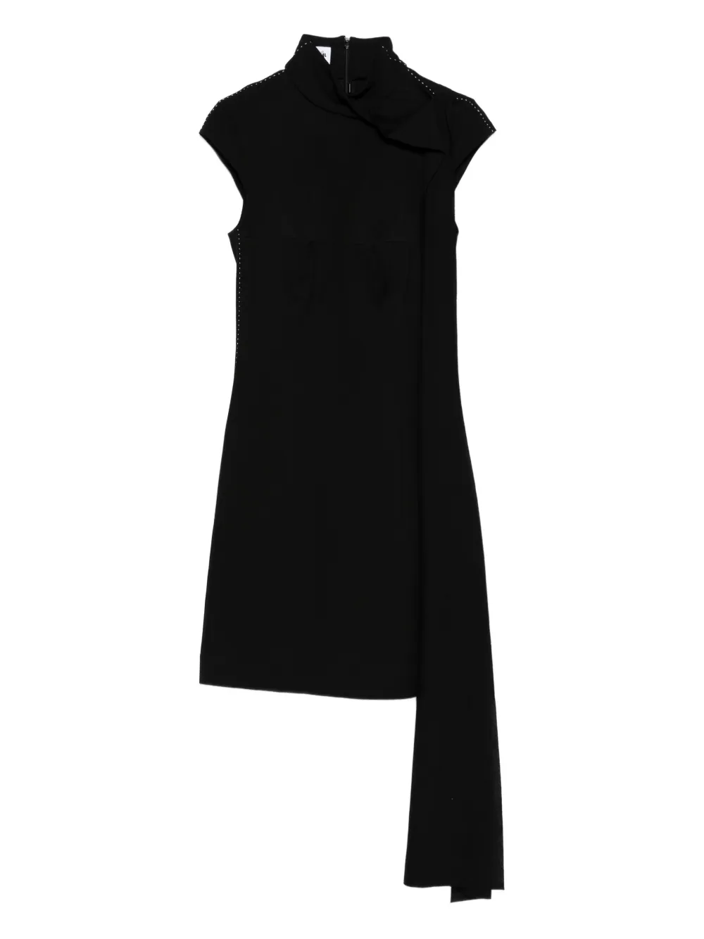 Jean Paul Gaultier high-neck asymmetric mini dress - ブラック Jean Paul Gaultier high-neck asymmetric mini dress - ブラック