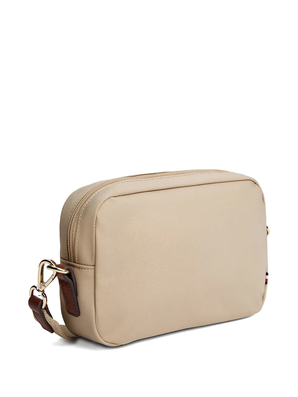Tommy Hilfiger Leren crossbodytas Beige