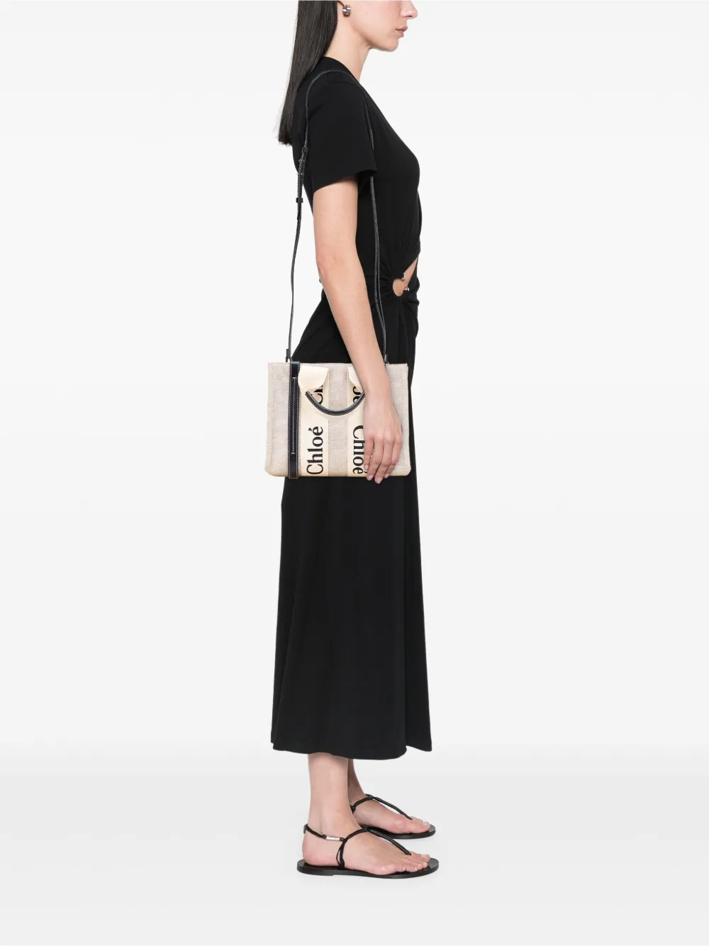 Chloé Pre-Owned 2022 Small Canvas Woody satchel | Pre-Owned | Image 2