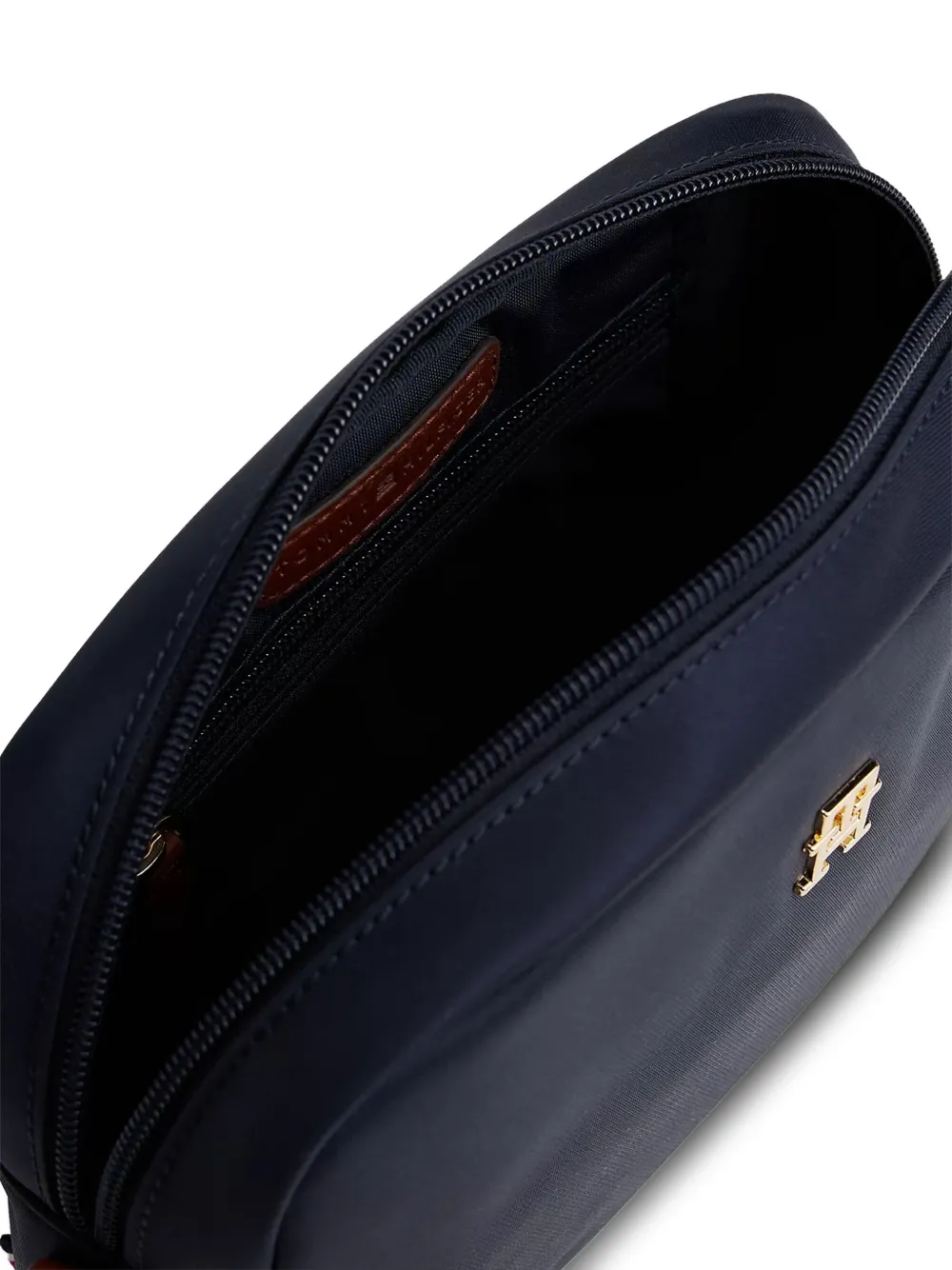 Tommy Hilfiger Crossbodytas met logoplakkaat Blauw