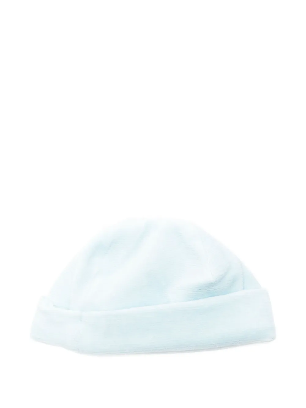 Moschino Kids teddy-motif beanie hat - Blauw