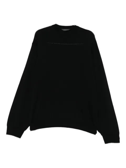 Balenciaga round-neck panelled sweater