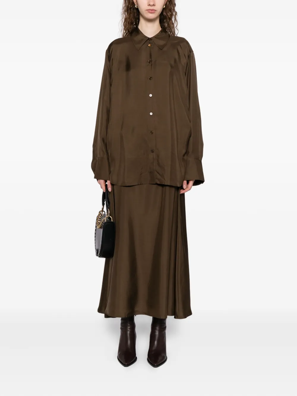 Róhe silk gilet-dress | Day Dresses | Image 2