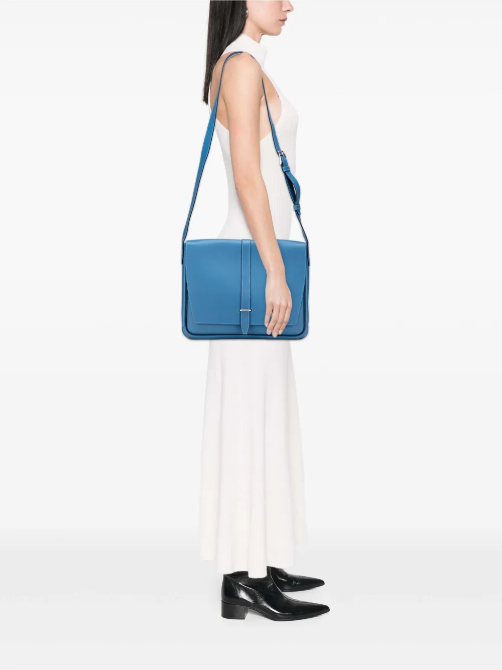 Hermès Pre-Owned 2018 Togo Steve Light Junior Messenger crossbody bag | Pre-Owned | Image 2