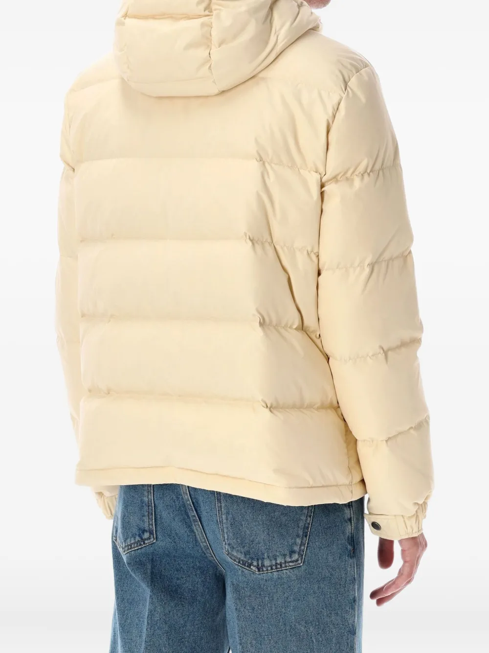 Valentino Hooded Quilted Down Jacket And Pockets In White