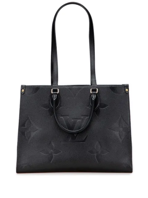 Louis Vuitton Pre-Owned شنطة 'إمبرينت أونثيغو MM' بمونوغرام وحمالة كتف 2021-2025