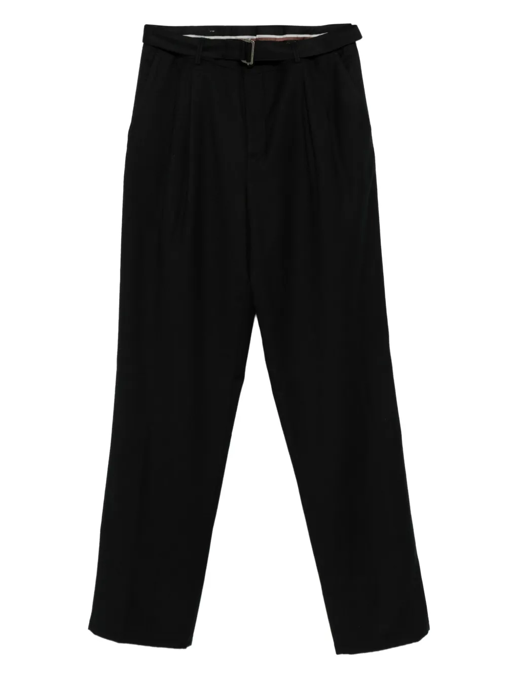Canali pleated trousers | Black | Image 1
