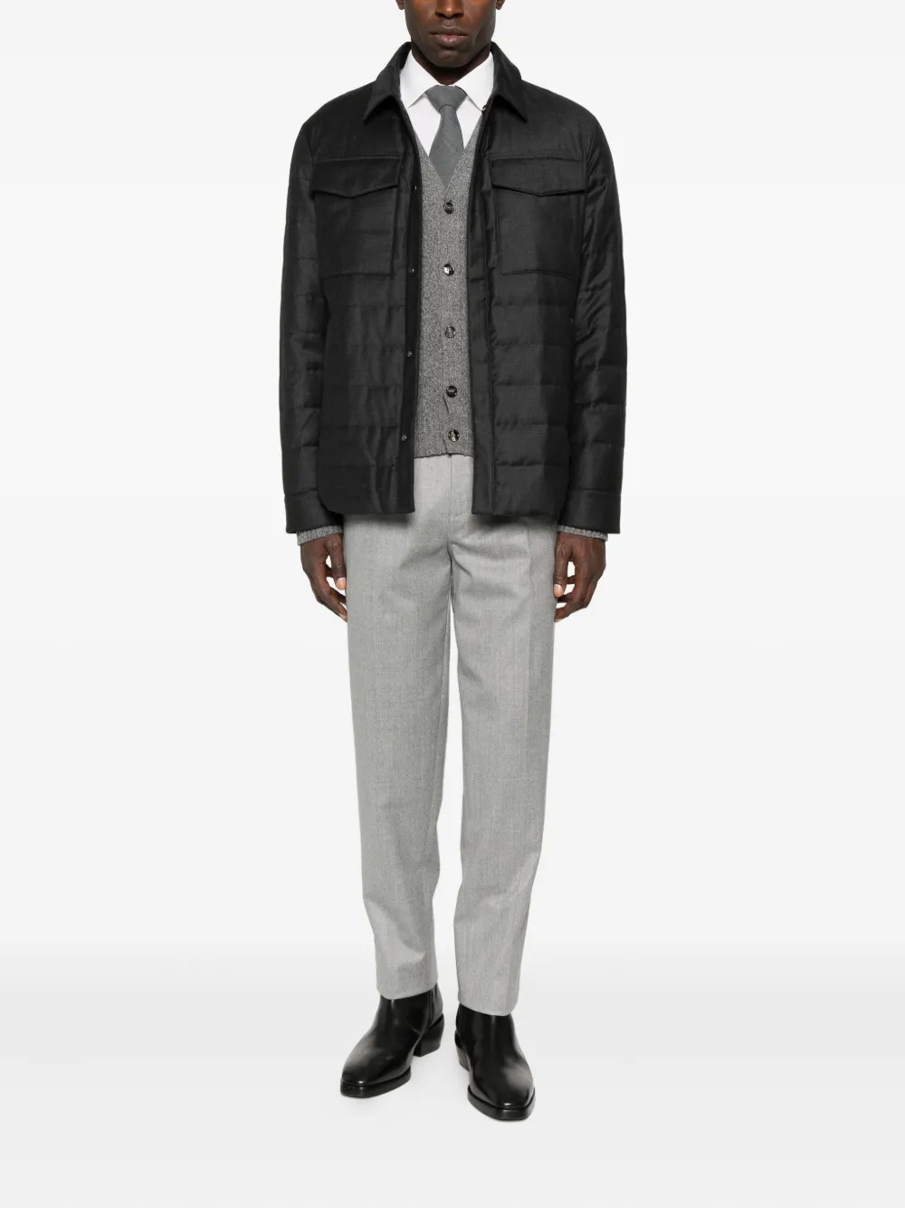Montecore quilted flap-pocket jacket | Shirt Jackets | Image 2