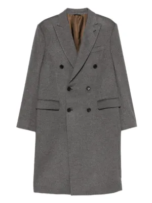 Sunflower Herringbone double-breasted Coat | Green | FARFETCH