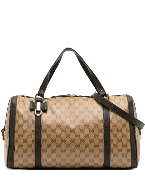 Gucci Pre-Owned 2016-2025 Large GG Crystal Duchessa boston bag