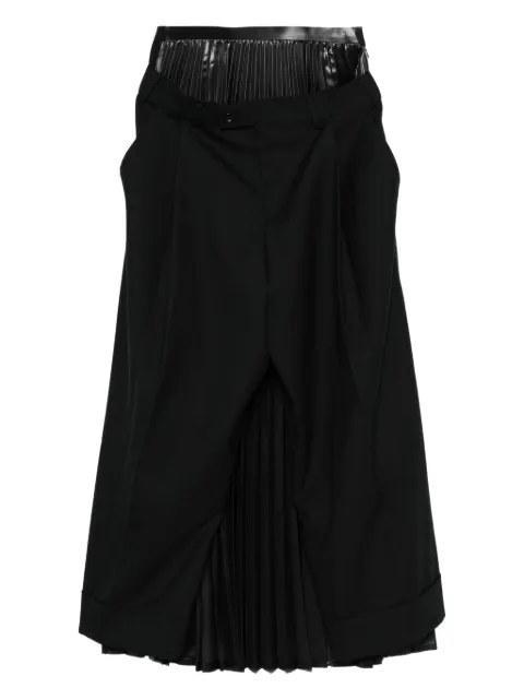 Junya Watanabe pleated wool trousers